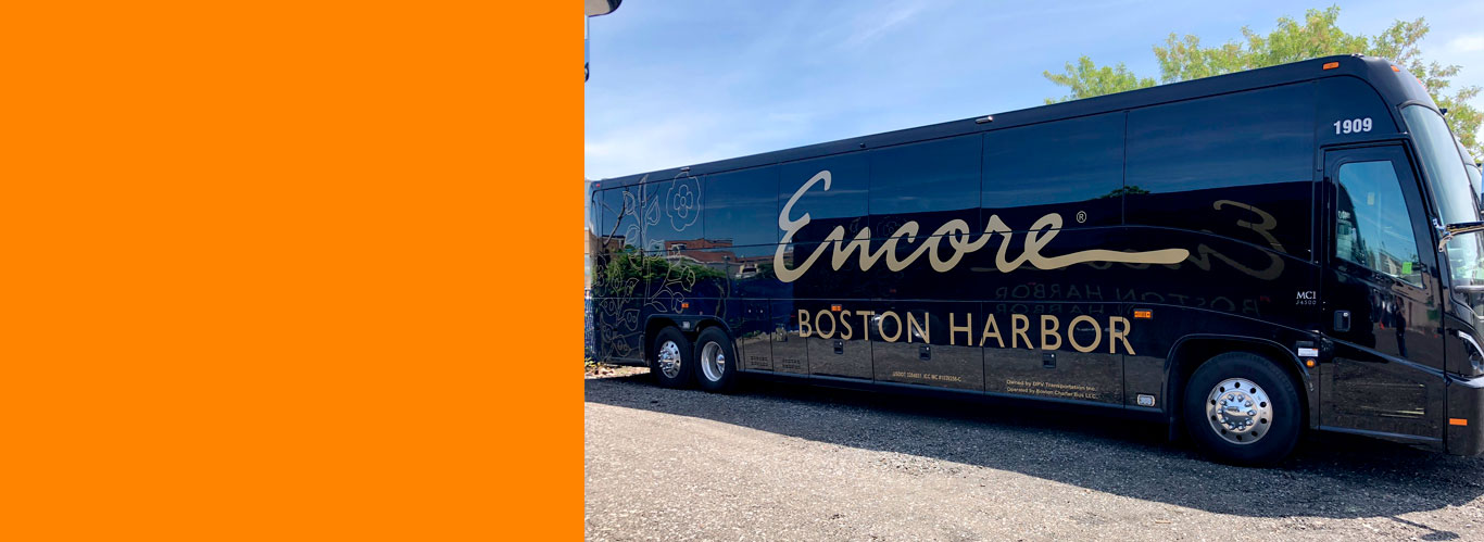 Mobile billboard advertising vehicle displaying a client ad